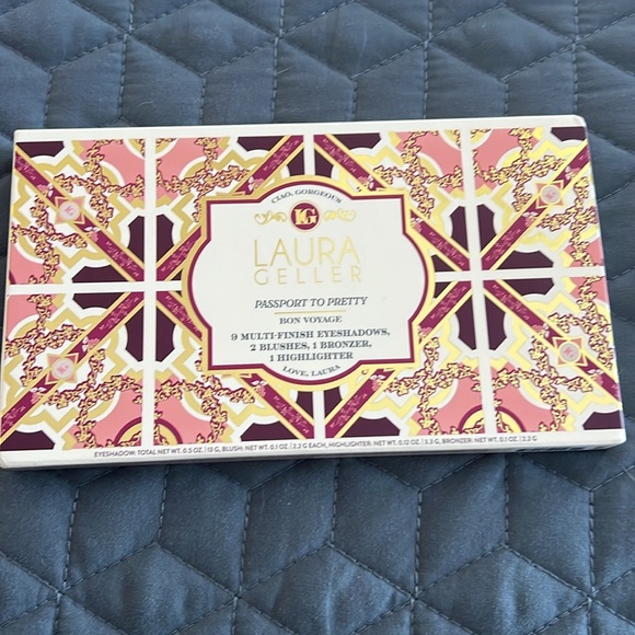 Bon Voyage LAURA GELLER BEAUTY Passport To Pretty Palette NEW-sealed - Picture 2 of 7
